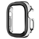 For Apple Watch Ultra 3 / Ultra 2 / Ultra 49mm Hard PC IML Watch Case with Tempered Glass Screen Film - Transparent Black - 2