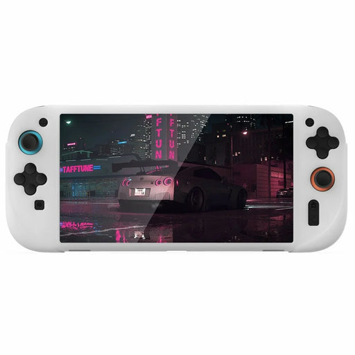 DOBE TNS-3158 For Nintendo Switch 2 Game Console Flexible Silicone Case Full Body Protection Cover - Transparent White - 1