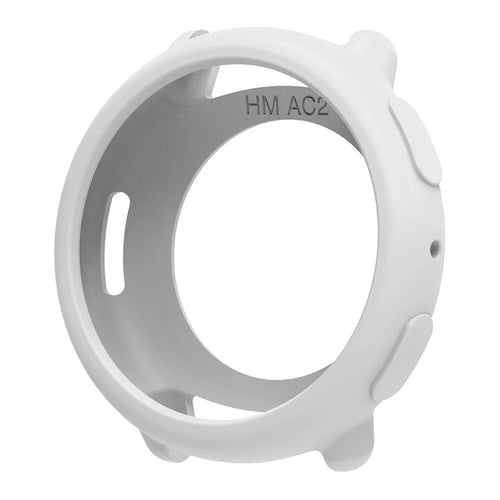 For Huami Amazfit Active 2 Anti Scratch Protective Case Silicone Watch Cover - White - 1