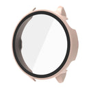 For Oppo Watch X2 Mini Watch Case PC Frame with Glass Screen Film - Pink - 1