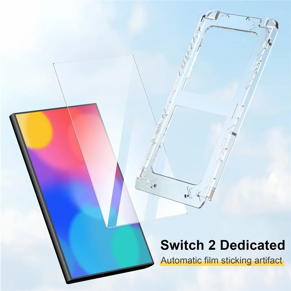 STARTRC GAMES 2 Pcs For Nintendo Switch 2 Screen Protector Tempered Glass Film with Applicator Tool - 2