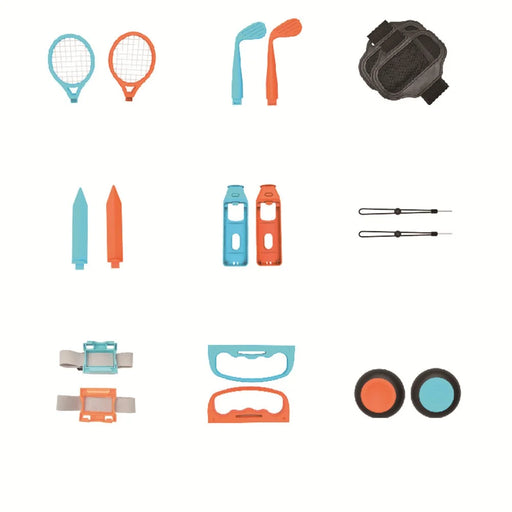 IPLAY HBS-522 For Nintendo Switch 2 Joy-Con Handle 18 In 1 Sports Accessory Kit Gaming Controller Accessories - 1