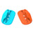 HBS-2814 2Pcs For Nintendo Switch 2 Joy-Con Game Controller Mouse Stand Portable Mouse Dock Controller Stand - Blue+Orange - 1