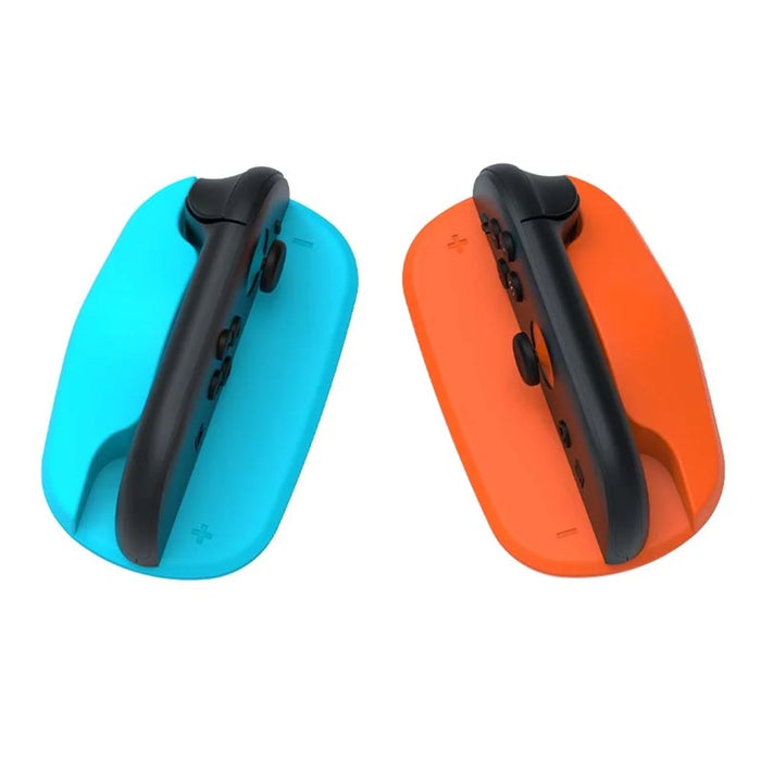 HBS-2814 2Pcs For Nintendo Switch 2 Joy-Con Game Controller Mouse Stand Portable Mouse Dock Controller Stand - Blue+Orange - 2