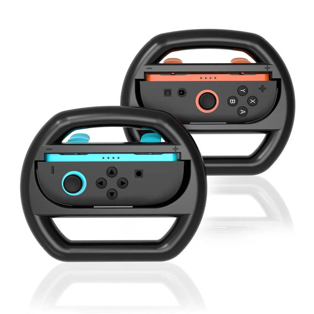HBS-2813 2Pcs For Nintendo Switch 2 Joy-Con Handle Racing Steering Wheel Grip Game Console Accessories - 1
