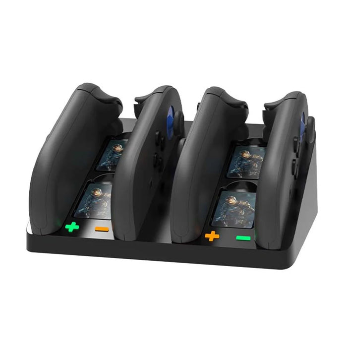 HBS-2803 For Nintendo Switch 2 Joy-Con Handle Charger Base 4 Slots Charging Dock with LED Indicator - 2