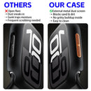 PC Watch Case for Apple Watch Series 9 / 8 / 7 45mm Waterproof Dustproof Frame with Tempered Glass Film - Black - 6