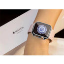 One-Piece Plated Hard PC Case with Tempered Glass Screen Protector for Apple Watch Series 3/2/1 38mm - Black / Silver - 3