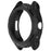 For TicWatch Pro 5 Enduro Soft TPU Watch Case Hollow Shockproof Bumper Frame Cover - Black - 2