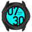 For TicWatch Pro 5 Enduro Soft TPU Watch Case Hollow Shockproof Bumper Frame Cover - Black - 4