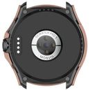 For TicWatch Pro 5 Enduro Hard PC Case All Around Watch Cover with Tempered Glass Film - Pink - 7