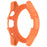 For TicWatch Atlas TPU Watch Case Hollow Shockproof Bumper Frame - Orange - 5