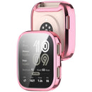 For Huami Amazfit Bip 6 (A2435) Watch Case Full Coverage Flexible TPU Electroplating Cover - Pink - 3