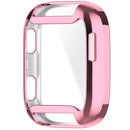 For Huami Amazfit Bip 6 (A2435) Watch Case Full Coverage Flexible TPU Electroplating Cover - Pink - 5