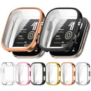 For Huami Amazfit Bip 6 (A2435) Watch Case Full Coverage Flexible TPU Electroplating Cover - Pink - 7