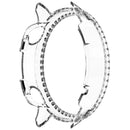 For Oppo Watch X2 Mini / OnePlus Watch 3 43mm Clear Watch Case Rhinestone Decorative Hollow Design PC Watch Cover - 5