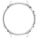 For Oppo Watch X2 Mini / OnePlus Watch 3 43mm Clear Watch Case Rhinestone Decorative Hollow Design PC Watch Cover - 6