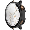 For Oppo Watch X2 Mini / OnePlus Watch 3 43mm Watch Case PC Frame Cover with Tempered Glass Screen Film - Black - 2