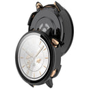 For Oppo Watch X2 Mini / OnePlus Watch 3 43mm Watch Case PC Frame Cover with Tempered Glass Screen Film - Black - 3
