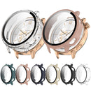 For Oppo Watch X2 Mini / OnePlus Watch 3 43mm Watch Case PC Frame Cover with Tempered Glass Screen Film - Black - 7