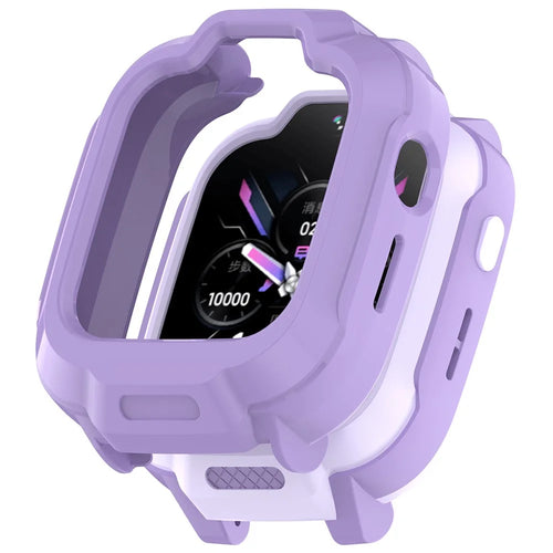 For Xiaomi Smart Kids Watch TPU Watch Case Hollow Design Watch Protective Cover - Purple - 1
