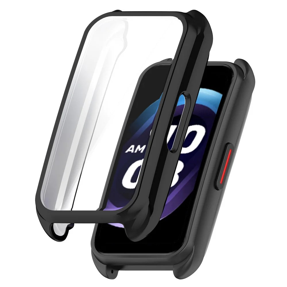 For Keep B5 Watch Case Full Coverage Flexible TPU Electroplating Cover - Black - 1
