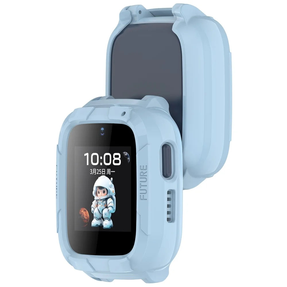 For Honor Whizkid 2i Kids Smartwatch TPU Watch Case Hollow Design Watch Protective Cover - Blue - 3