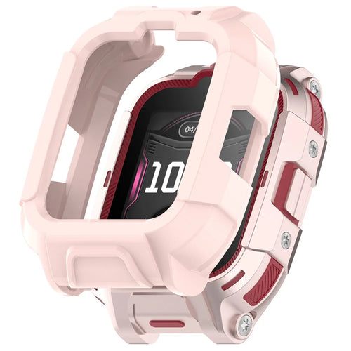 For Honor Whizkid 2 Pro Kids Smartwatch TPU Watch Case Hollow Design Watch Protective Cover - Pink - 1