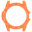 For TicWatch Atlas TPU Protective Case Hollow Design Shockproof Watch Cover - Orange - 6