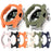 For TicWatch Atlas TPU Protective Case Hollow Design Shockproof Watch Cover - Orange - 7