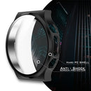 Full Body Plated PC Frame + Tempered Glass Wach Protective Cover for Huawei Watch GT 2 Pro ECG Smartwatch - Black - 2