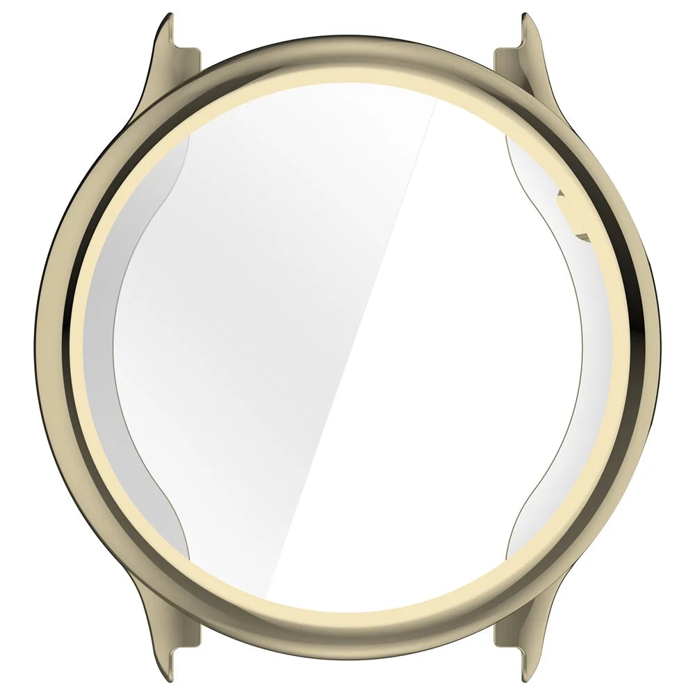 For Garmin Vivoactive 6 Watch Case Full Coverage Flexible TPU Electroplating Cover - Gold - 6