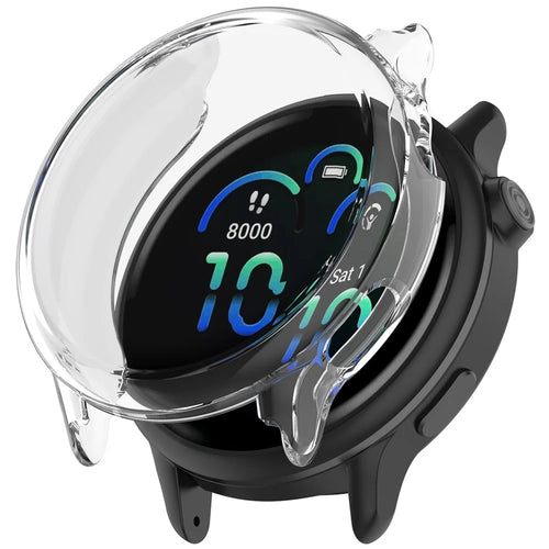 For Garmin Vivoactive 6 TPU Watch Case Full Coverage Transparent Protective Cover - 1