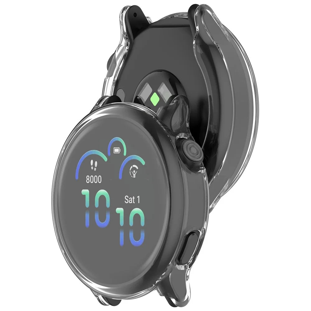 For Garmin Vivoactive 6 TPU Watch Case Full Coverage Transparent Protective Cover - 3