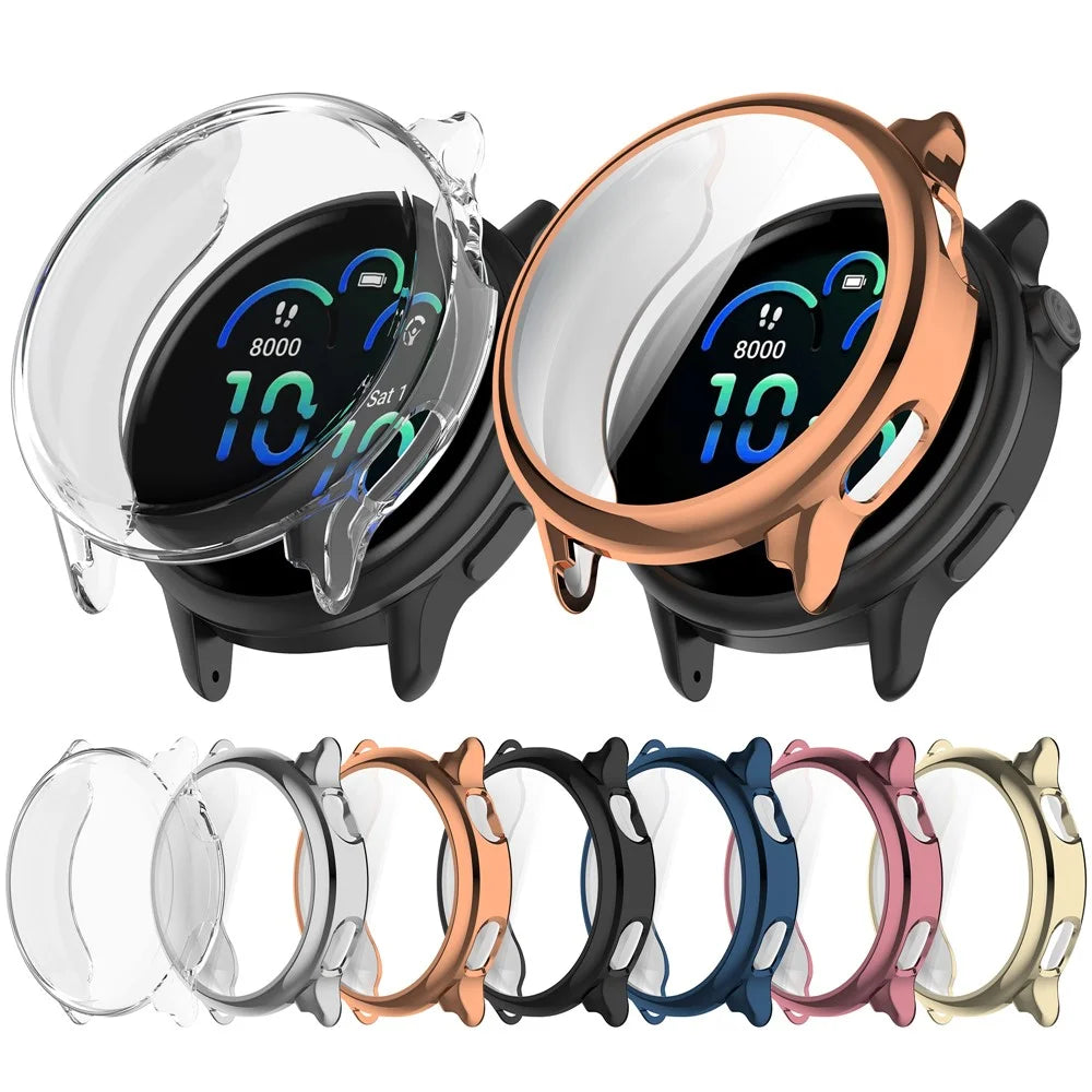 For Garmin Vivoactive 6 TPU Watch Case Full Coverage Transparent Protective Cover - 7
