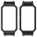 For Huawei Band 10  /  9  /  8 Metal Watch Case Square Shape Protective Cover 12mm Inner - Black - 1