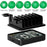 018-3PD-2 6 Ports USB Charging Station 110W PD QC 3.0 Smart Charging Dock for iPhone  /  iPad  /  iWatch  /  AirPods - Black / EU Plug - 5