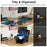 018-3PD-2 6 Ports USB Charging Station 110W PD QC 3.0 Smart Charging Dock for iPhone  /  iPad  /  iWatch  /  AirPods - Black / EU Plug - 6