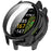 WANLONFENG For Garmin Approach S50 Watch Case  PC Frame Cover with Tempered Glass Screen Protector - Black - 1
