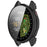 WANLONFENG For Garmin Approach S50 Watch Case  PC Frame Cover with Tempered Glass Screen Protector - Black - 2