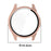 WANLONFENG For Garmin Approach S50 Watch Case  PC Frame Cover with Tempered Glass Screen Protector - Black - 7