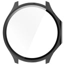 WANLONFENG For Oppo Watch X2 / OnePlus Watch 3 46mm Watch Case  PC Frame Cover with Tempered Glass Screen Protector - Black - 6