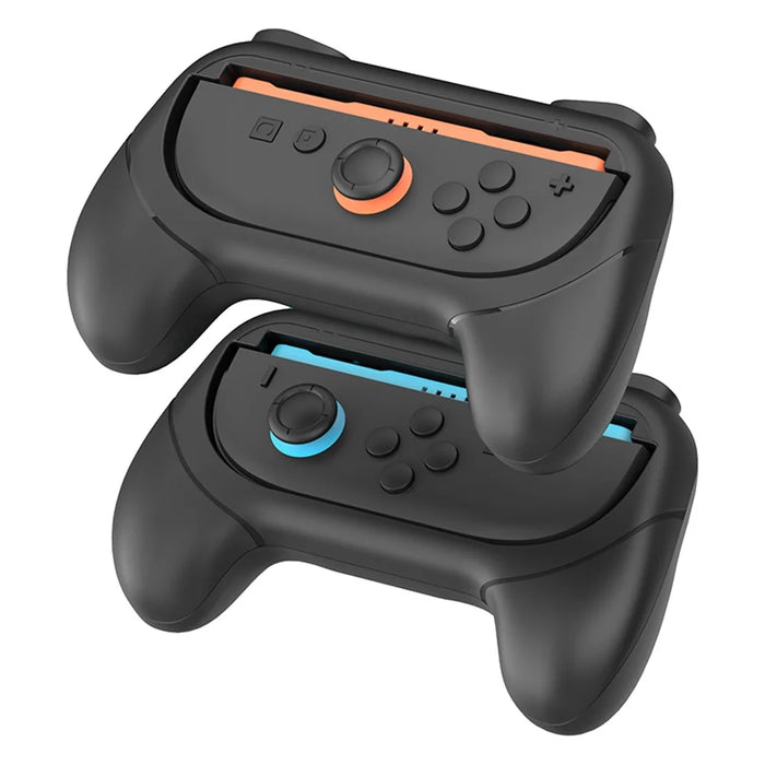 IPEGA PG-SW2055D 1 Pair For Nintendo Switch 2 Ergonomic Game Controller Joy-Con Handle Grip - Black - 1