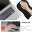 30x20x2.5cm Office Gaming Mouse Pad with Wrist Rest Memory Foam Relieve Fatigue Mouse Mat - Black - 2