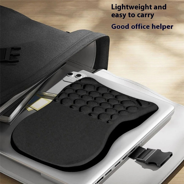 30x20x2.5cm Office Gaming Mouse Pad with Wrist Rest Memory Foam Relieve Fatigue Mouse Mat - Black - 6