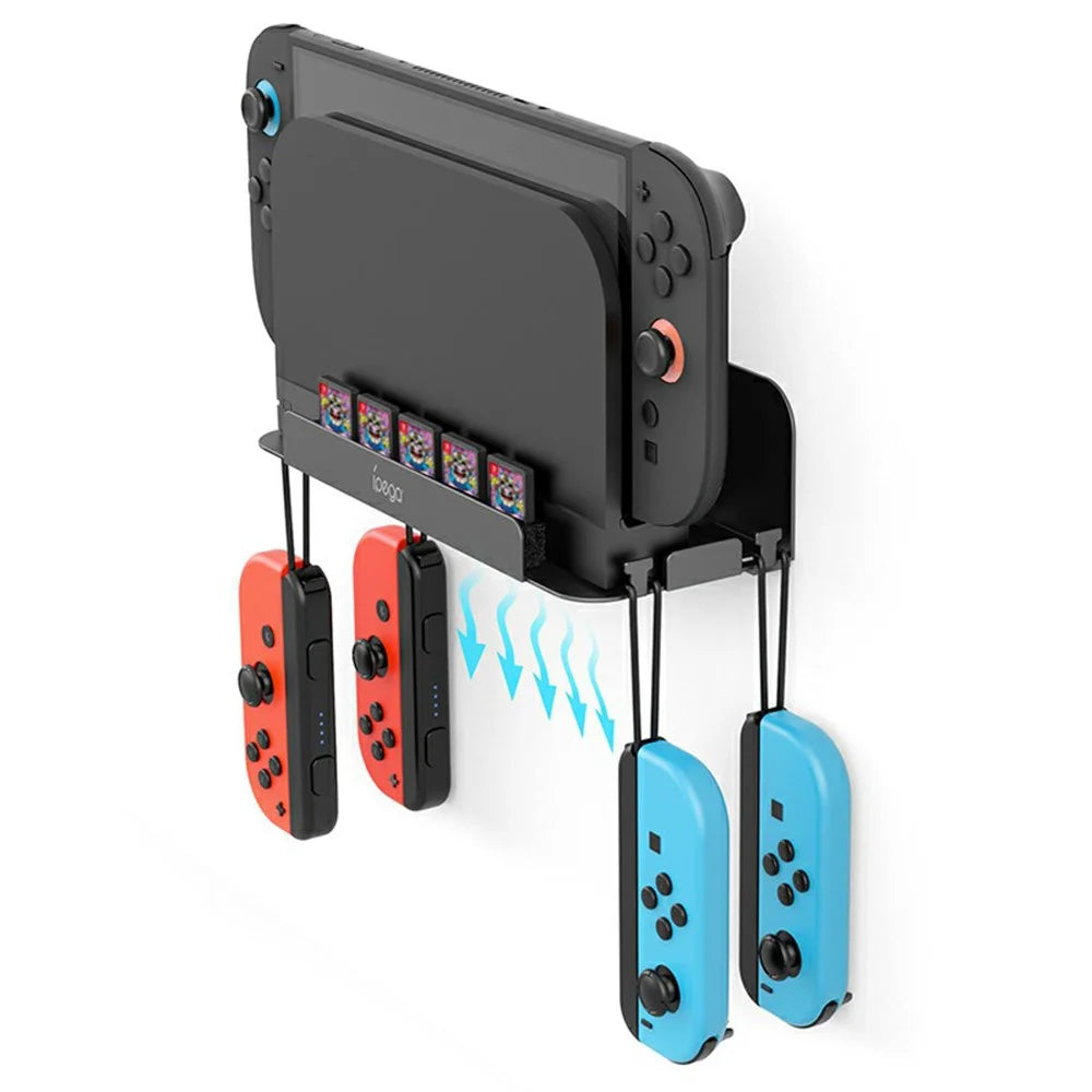 IPEGA PG-SW2072 For Nintendo Switch 2 / 1 Wall Mount Bracket Game Card Storage Controller Hanger - 3