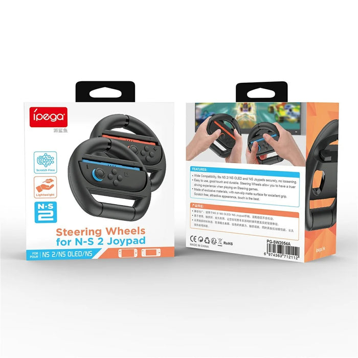 IPEGA PG-SW2054 2Pcs For Nintendo Switch 2 Anti Slip Joy-Con Controller Racing Steering Wheel Grip - 7