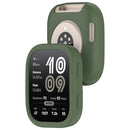 For Huami Amazfit Bip 6 (A2435) Watch Case Soft Silicone Hollow Watch Frame Cover - Dark Green - 3