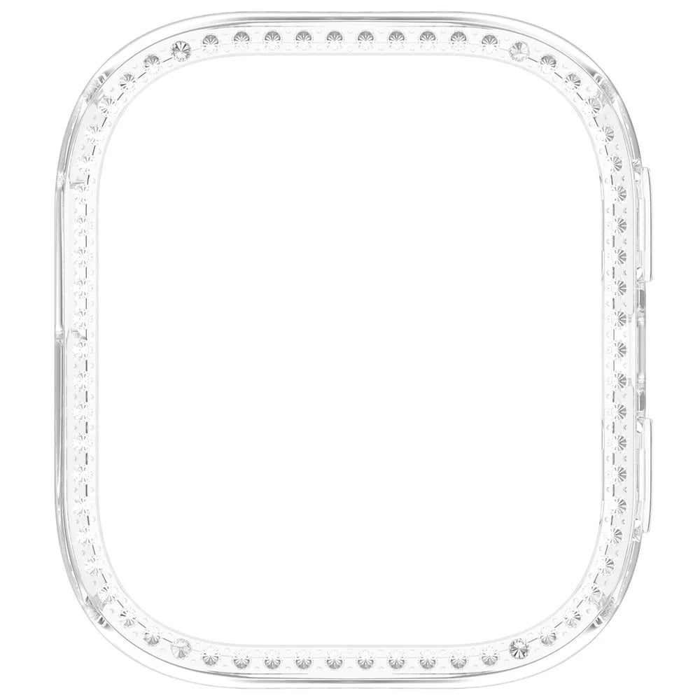 For Huami Amazfit Bip 6 (A2435) Clear Watch Case Rhinestone Decorative Hollow Design PC Watch Cover - 6