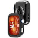 For Huawei Watch Fit 4 Watch Case Half-Wrapped Hollow Hard PC Protective Cover - Black - 3